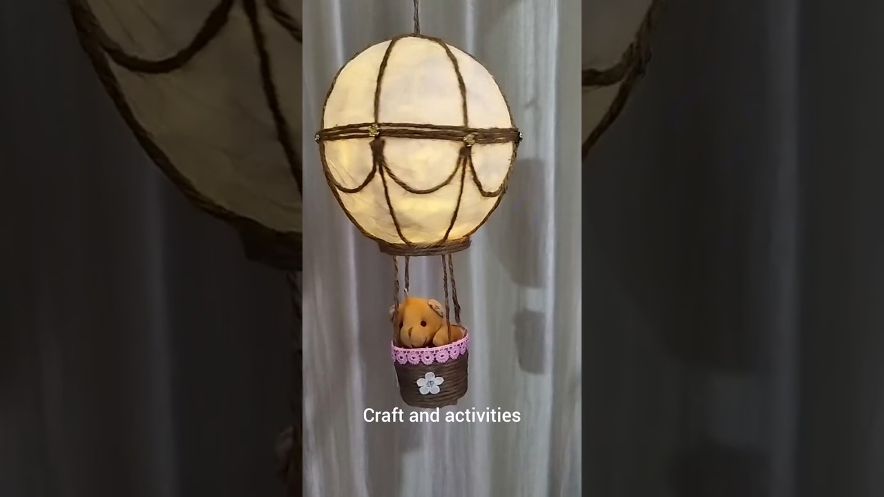 How To Make Balloon Lamp | DiY Night Lamp | Balloon Lantern