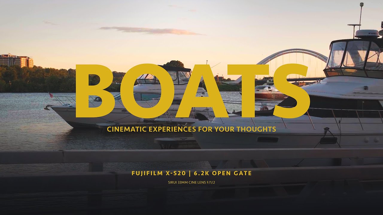 Boats | A Cinematic Experience | Fujifilm X-S20 Open Gate 6.2K