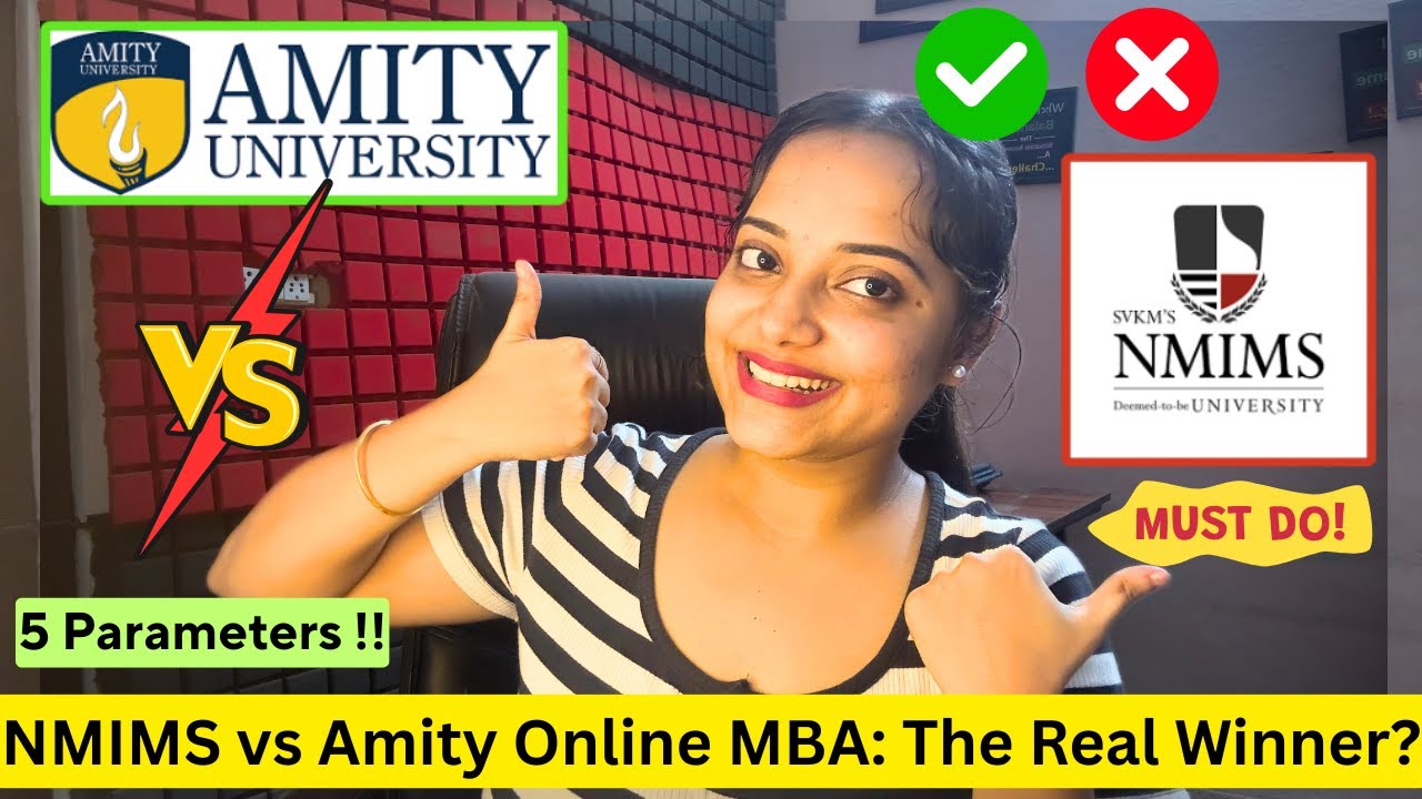 NMIMS vs Amity Online MBA: Best Option for Working Professionals? Fees, Reviews, Value🔥💸Real Winner?