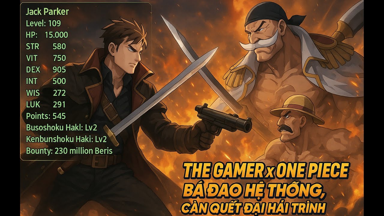 "The Gamer Đến One Piece: Bá Đạo Hệ Thống, Càn Quét Đại Hải Trình!"_Full