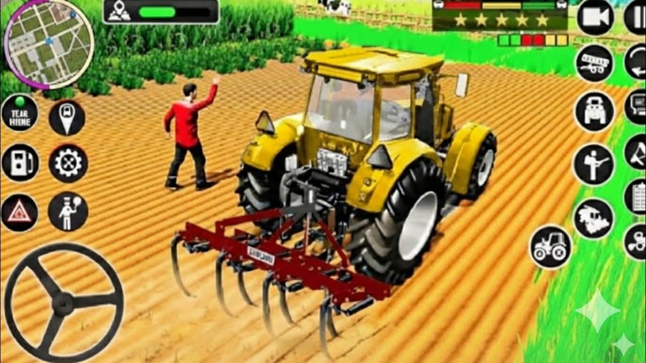 New Indian Tractor Game 3D | Tractor Modified & Farming | Tractor Wala Game
