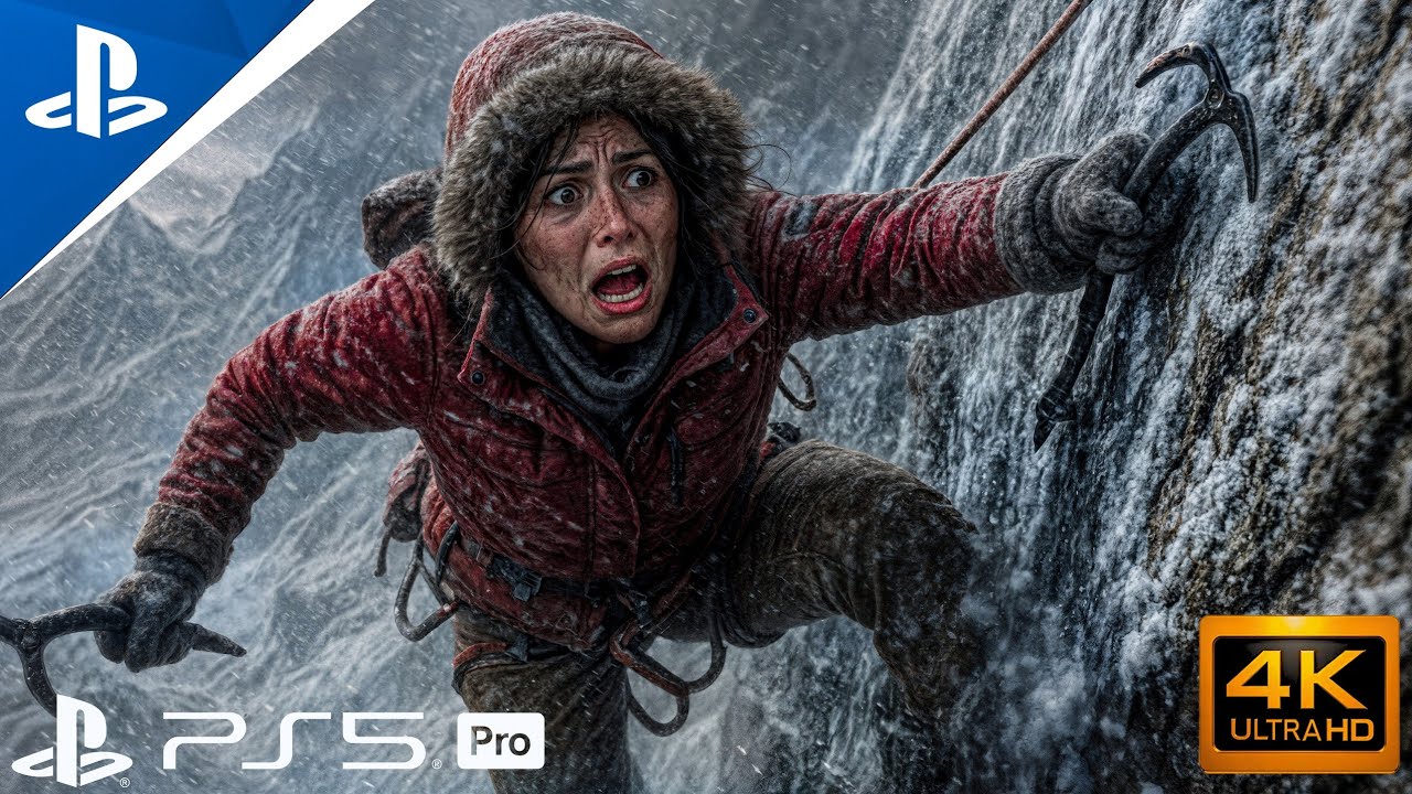 СМЕРТЕЛЬНОЕ ВОСХОЖДЕНИЕ ЭВЕРЕСТ (TOMB RAIDER) PS5 PRO | Ultra Realistic Graphics Gameplay [4K 60FPS]