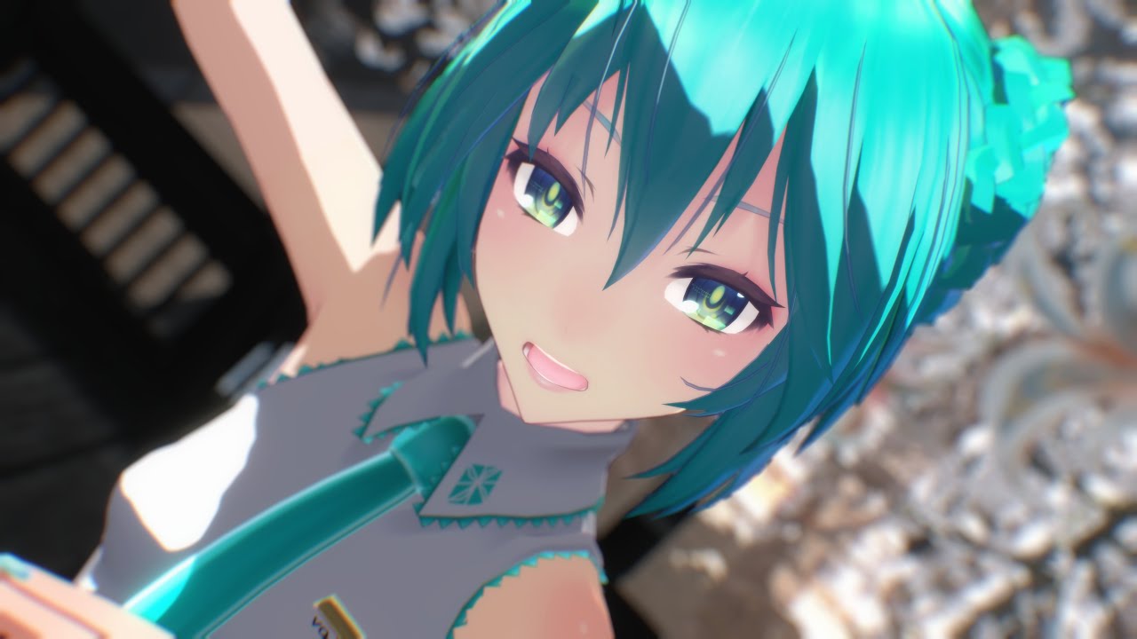 【MMDモーション配布】「ハオ」Tda式初音ミク Wシニヨン髪デフォ服