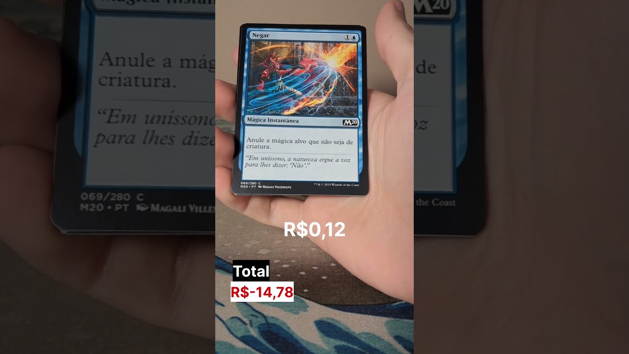 Abrindo booster core set 2020  #magicthegathering #boosterpack #unboxing