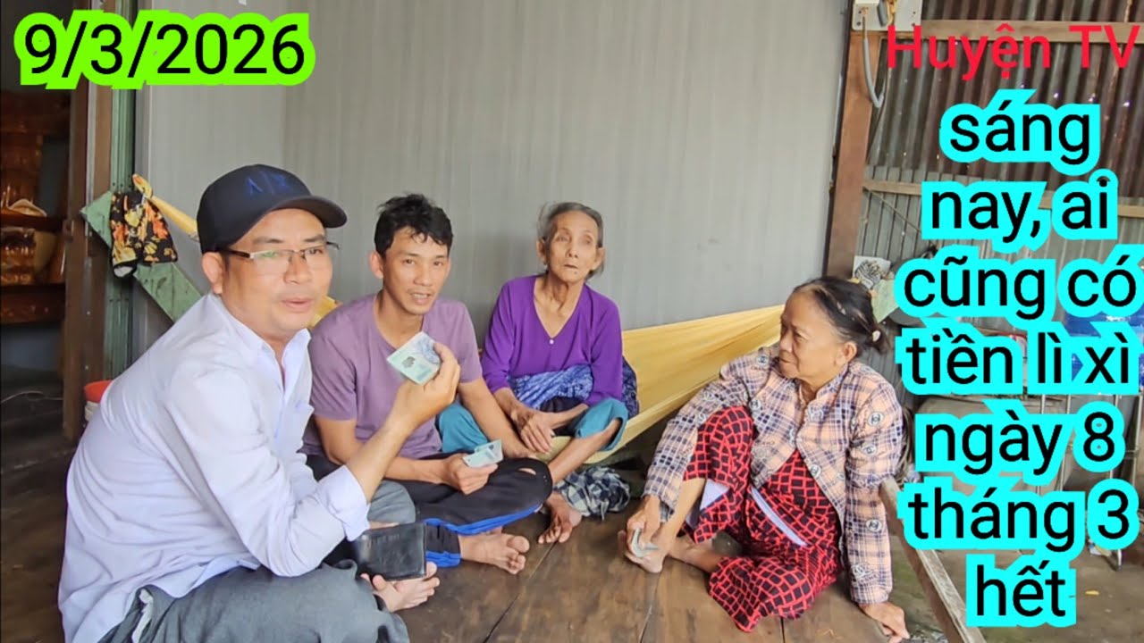 SÁNG NAY AI CŨNG CÓ TIỀN LÌ XÌ  8 THÁNG 3 HẾT, 