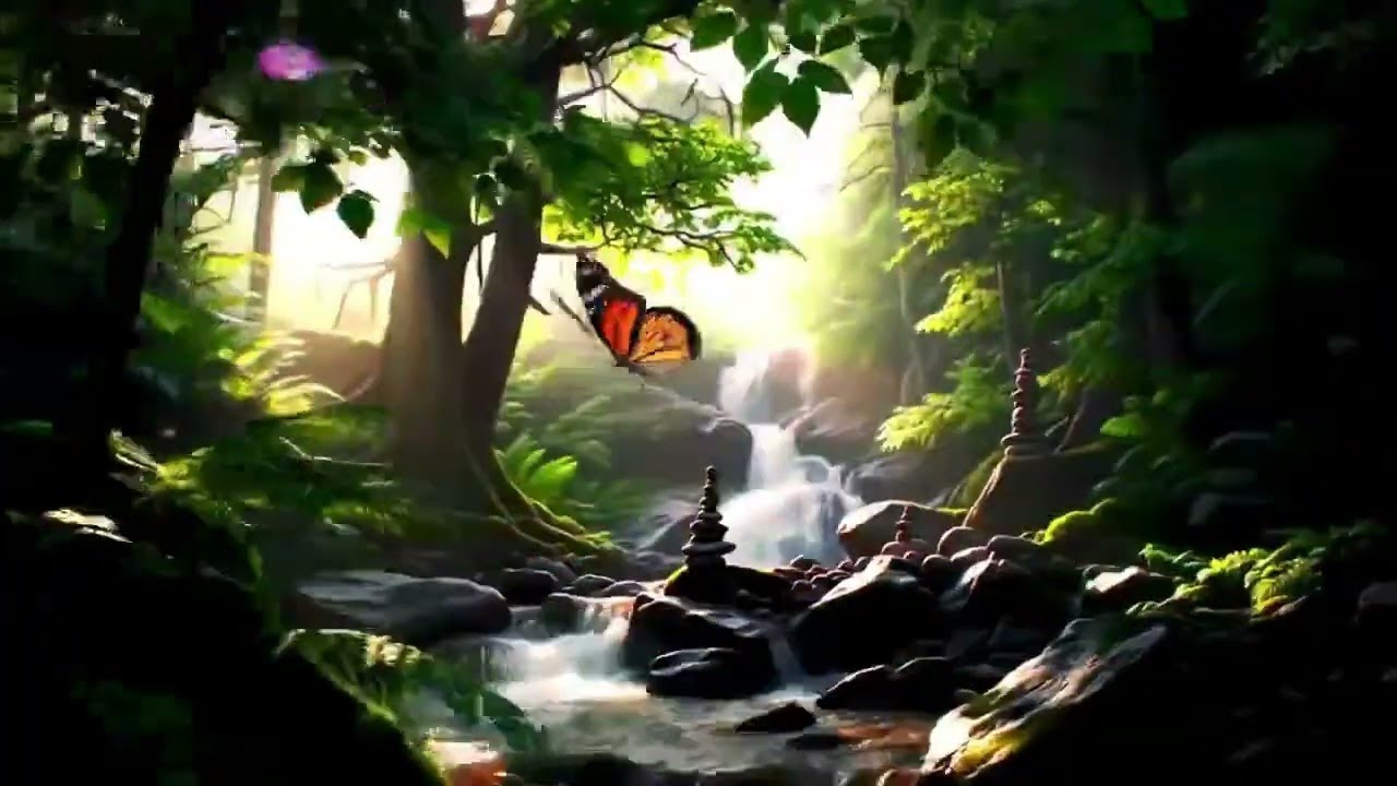 INNER SERENITY 🌿 PIANO AND WATER SOUNDS FOR NERVOUS SYSTEM BALANCE