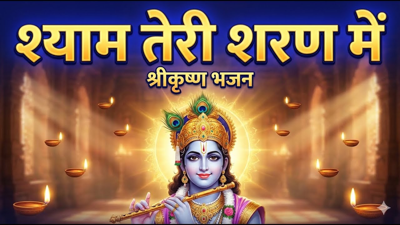 श्याम तेरी शरण में 🙏 | श्रीकृष्ण भजन | Peaceful Krishna Bhajan