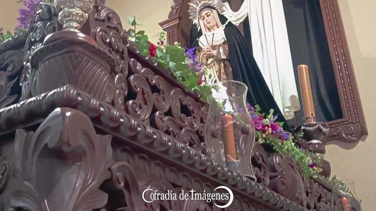 CUARESMA - ALTAR TRIDUO HERMANDAD DE LASOLEDAD Y SANTO ENTIERRO DE CRISTO - CHICLANA DE LA FRONTERA