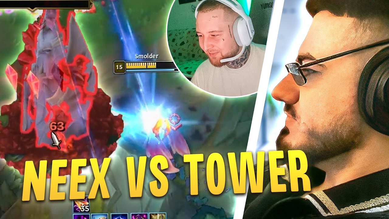 NEEX ZBAITOWANY NA TOWER PRZEZ STOMPA | GRIND NA ADC | NEEX SHOTY KICK