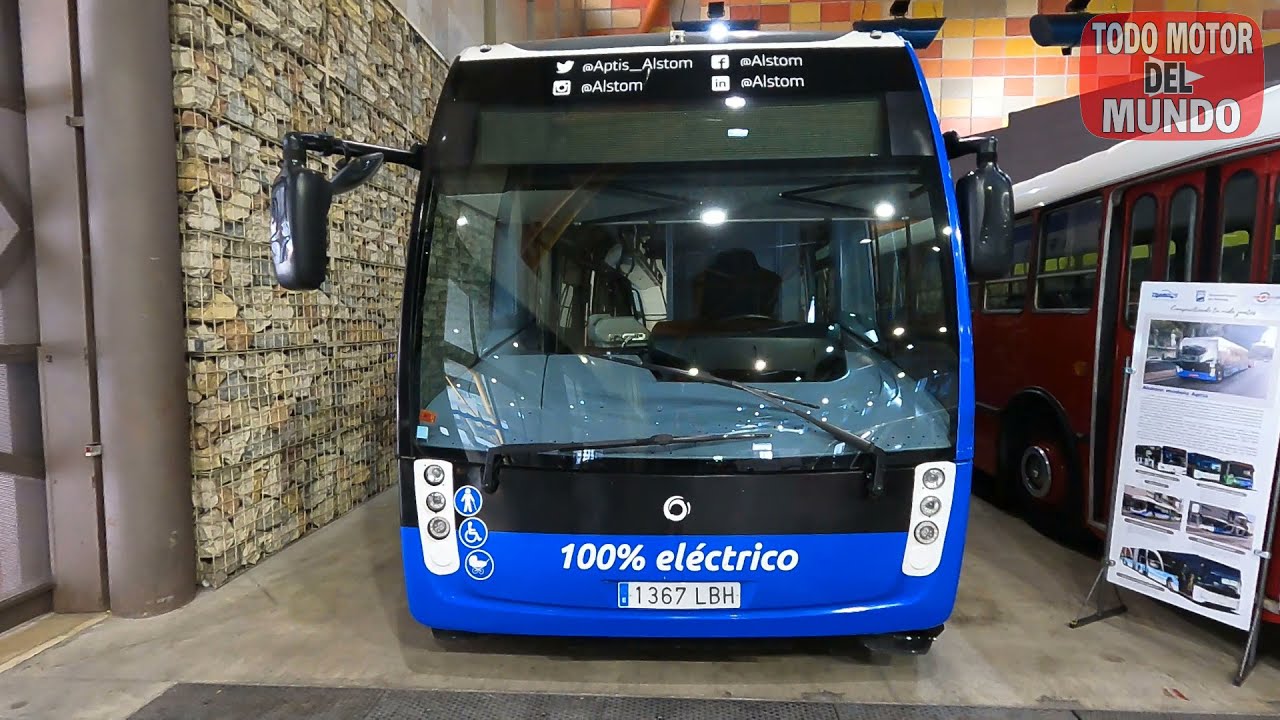 Alstom aptis Autob&uacute;s el&eacute;ctrico ✅ Retro M&aacute;laga 2021
