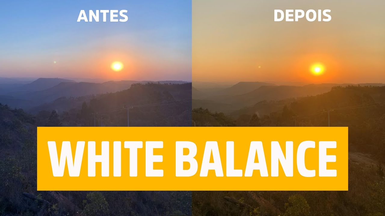 Como regular a TEMPERATURA de cor da sua foto!