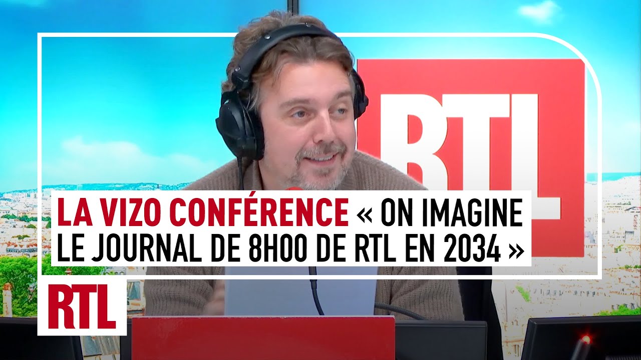 Alex Vizorek imagine le journal de 8h00 de RTL du 18 novembre 2034