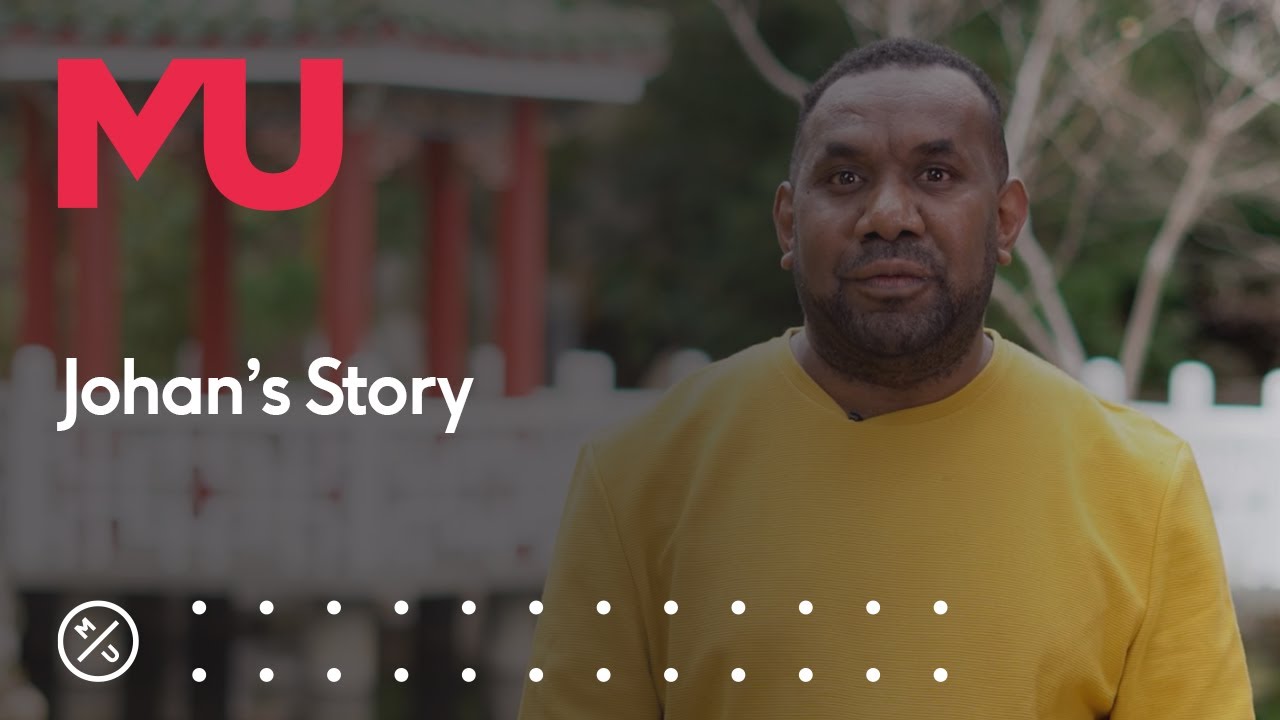 Johan's Story - Student Experience - Master of Community Development