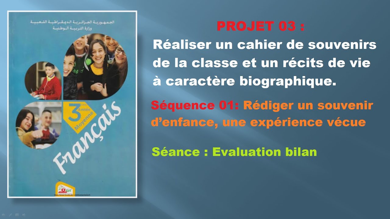 3AM - Projet 3 : Evaluation Bilan