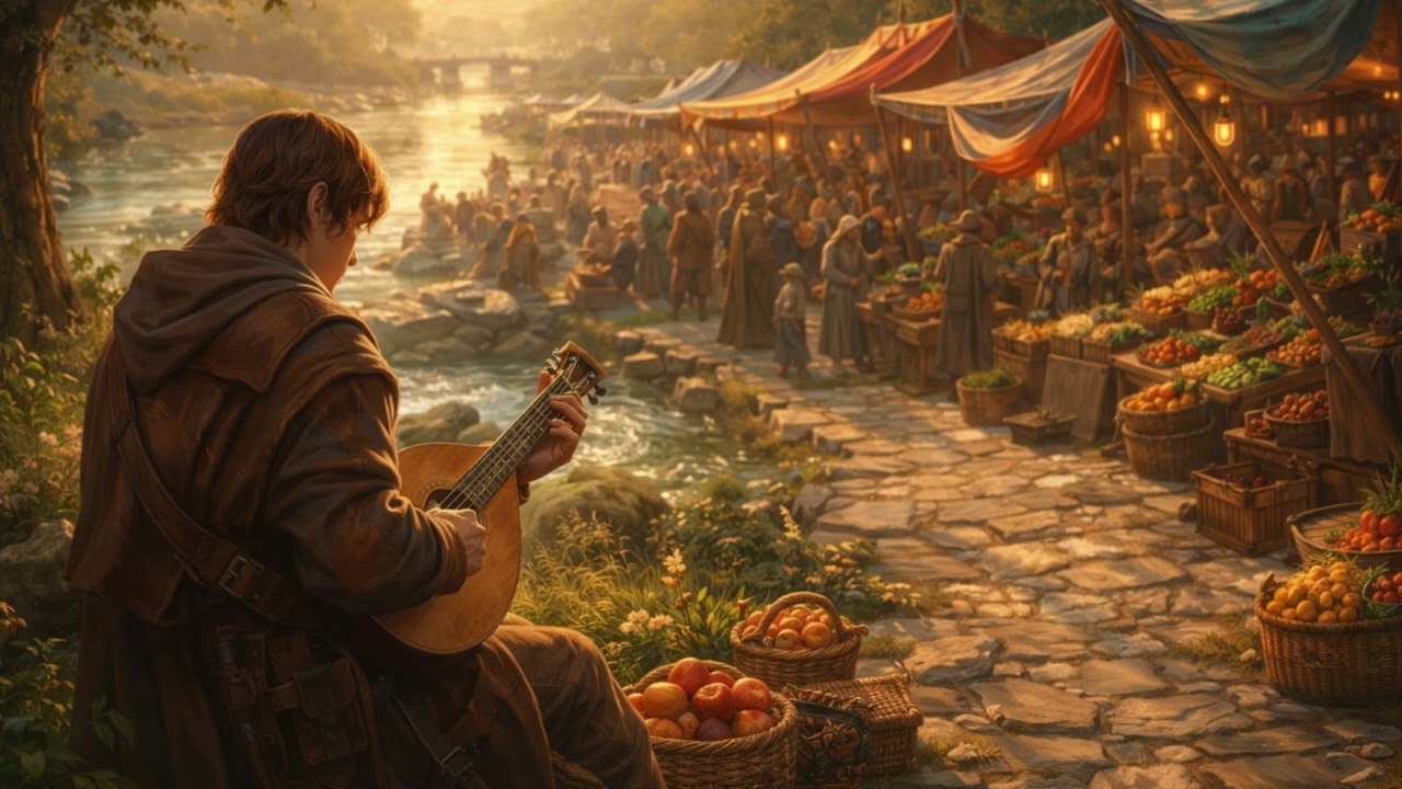 O Bardo da Vila Mercantil – Melodia Medieval para Relaxar e Sonhar