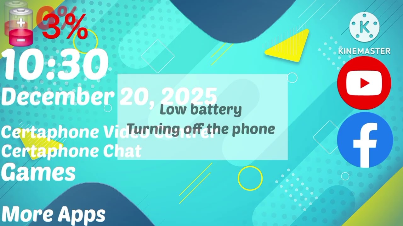 Certaphone D45 Space Ave Low battery empty