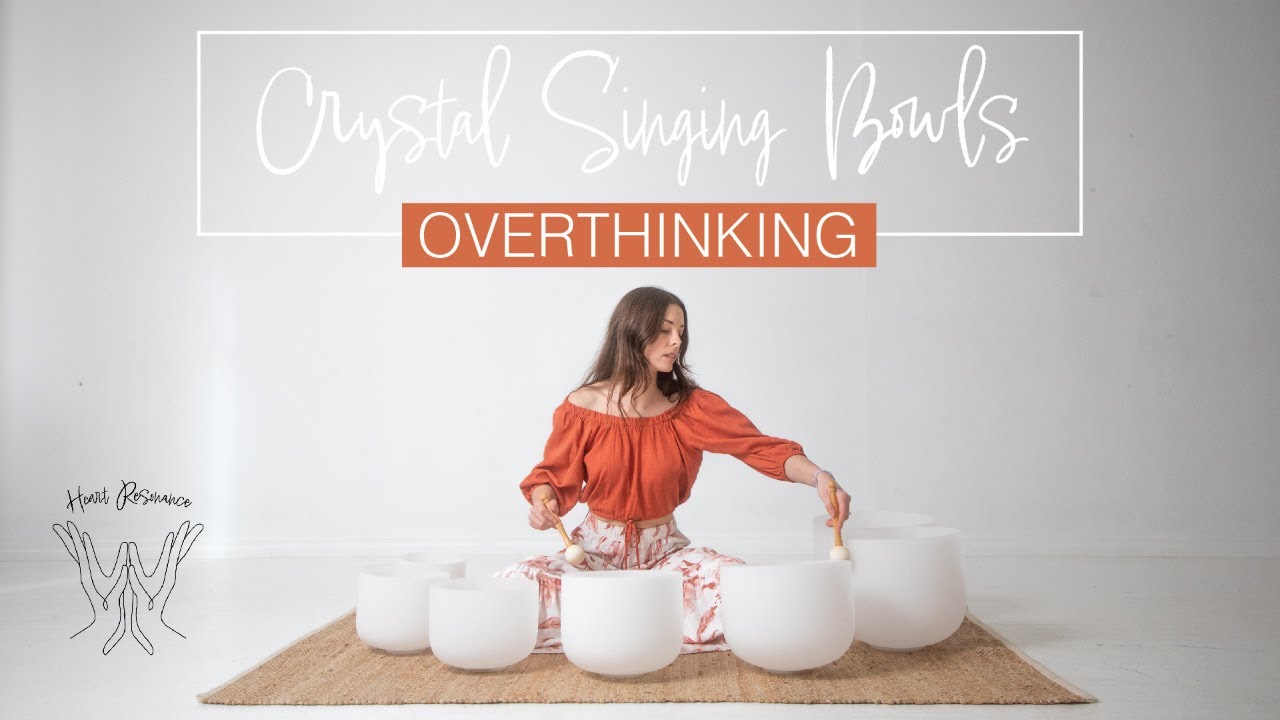 432hz Crystal Singing Bowl Sound Healing for Overthinking