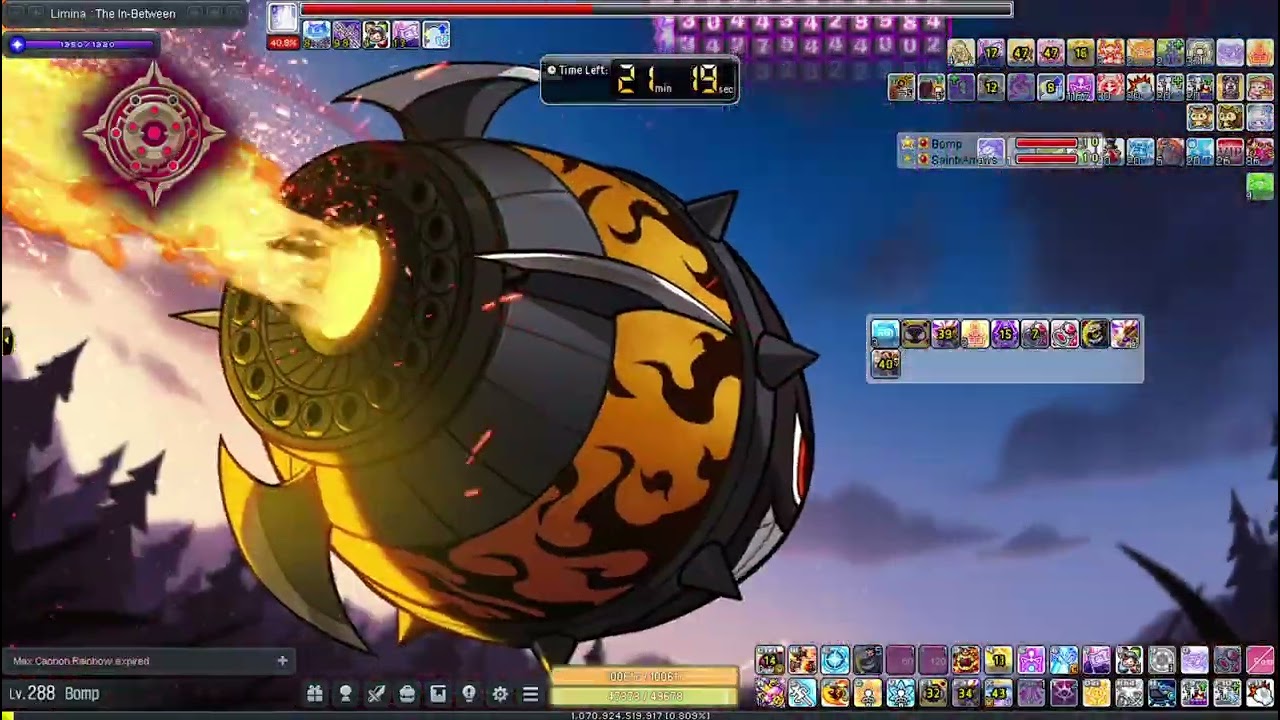 Extreme Black Mage duo | Cannon Master bossing | 105k hexa | GMS Maplestory Bera