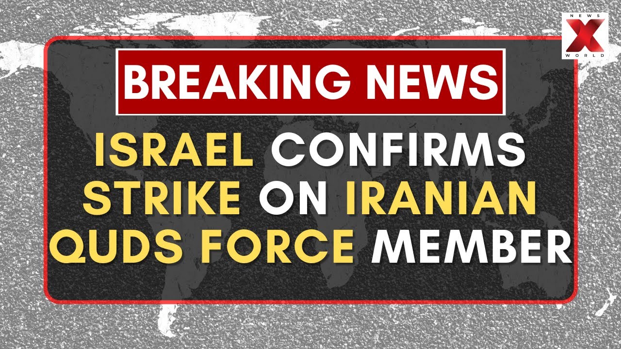 Israel Claims Killing of Quds Force Member in Lebanon | NewsX World