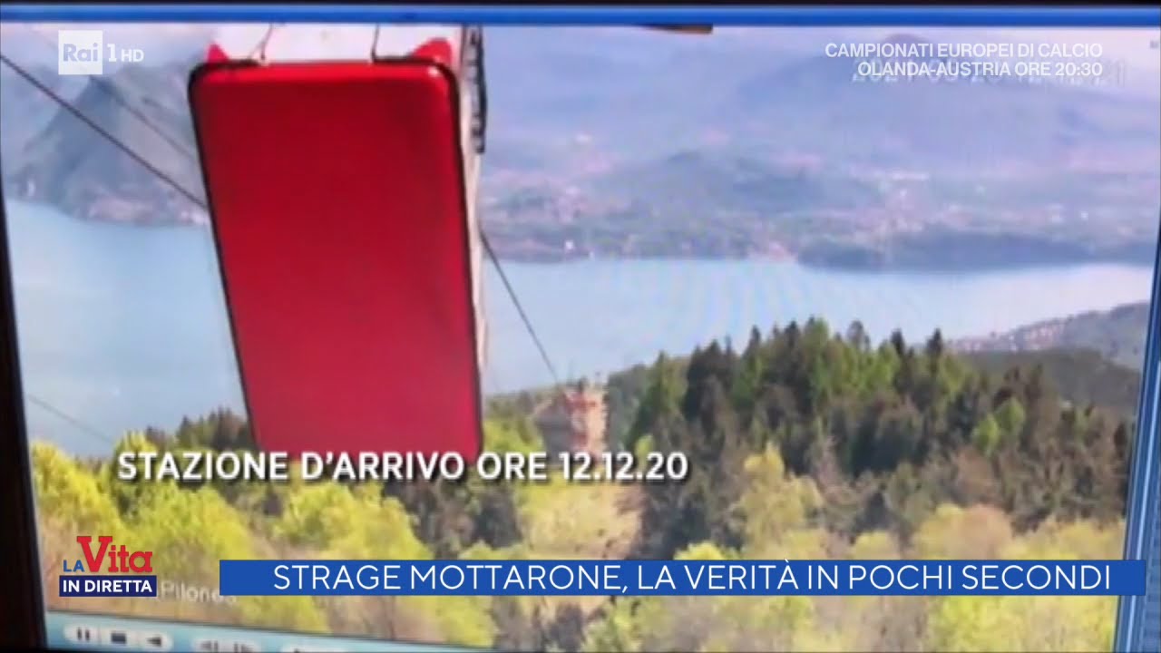 Funivia Mottarone, indagini sulla scatola nera - La vita in diretta 17/06/2021