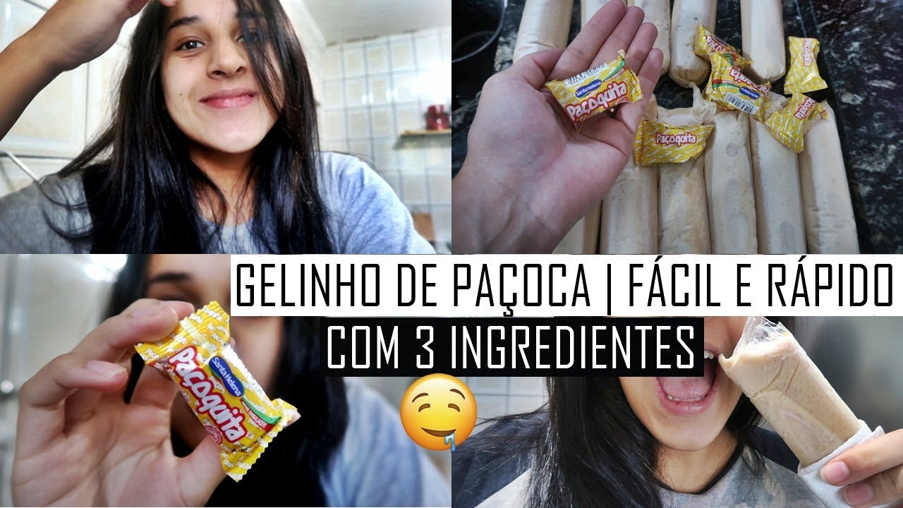 RECEITA: GELINHO DE PAÇOCA | O MELHOR DE TODOS | APENAS 3 INGREDIENTES