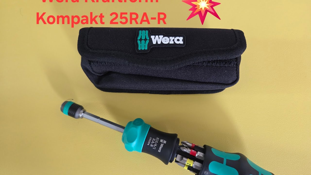 Wera Kraftform Kompact 25 RA-R ein tolles Werkzeug. 