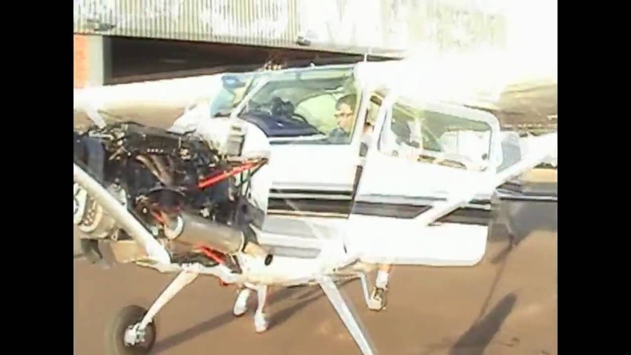 Cessna 170 - Motor Corolla 1.8 - Caixa de Redução - Vôo sem capô