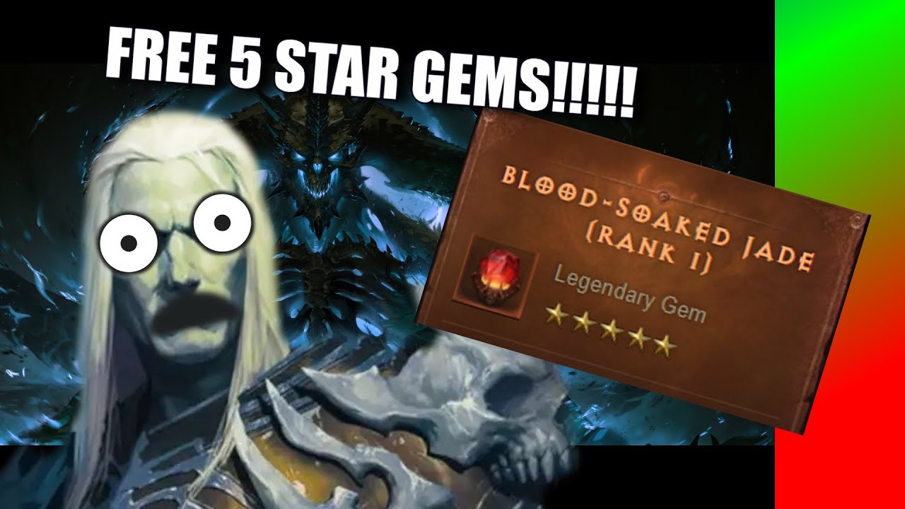 Diablo Immortal : How to get Hilts + FREE 5 STAR GEMS!!!!