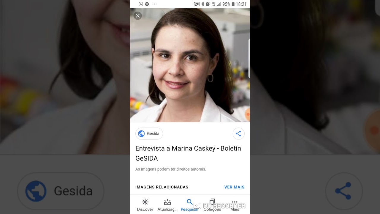 Um pouco da cientista Sergipana Marina Caskey