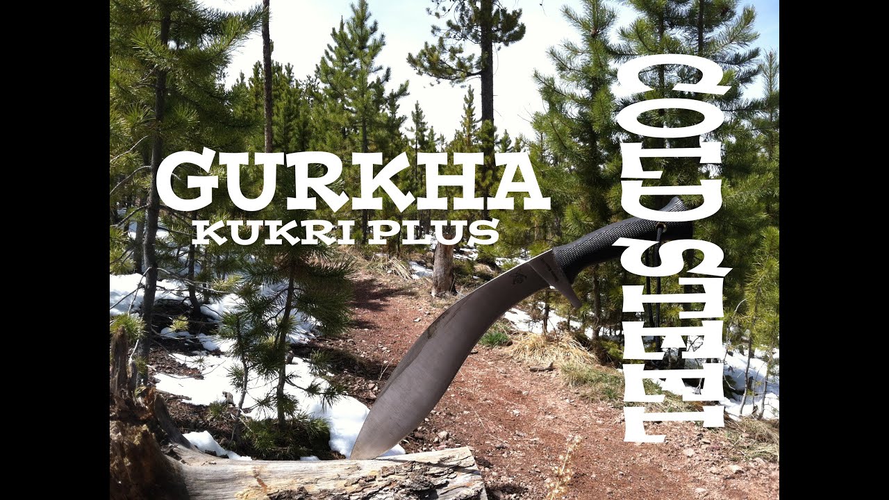 Cold Steel Gurkha Kukri Plus Field Test & Knife Review
