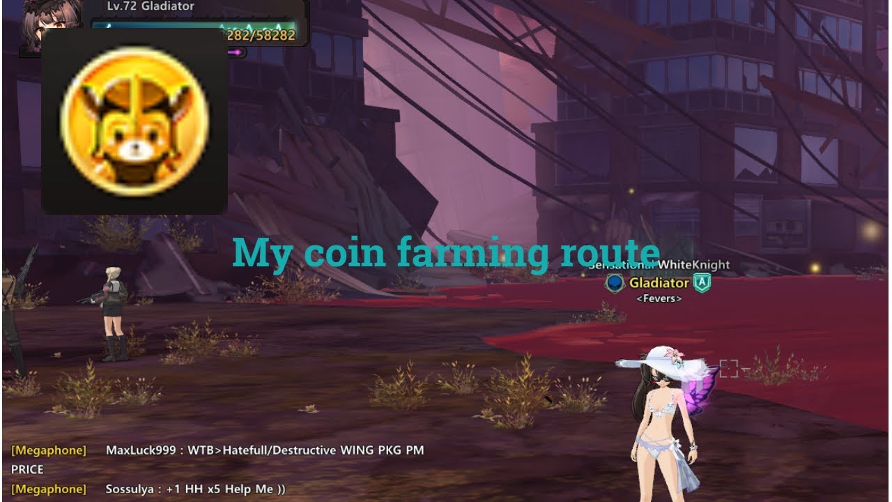 Global SW Gruton coin route
