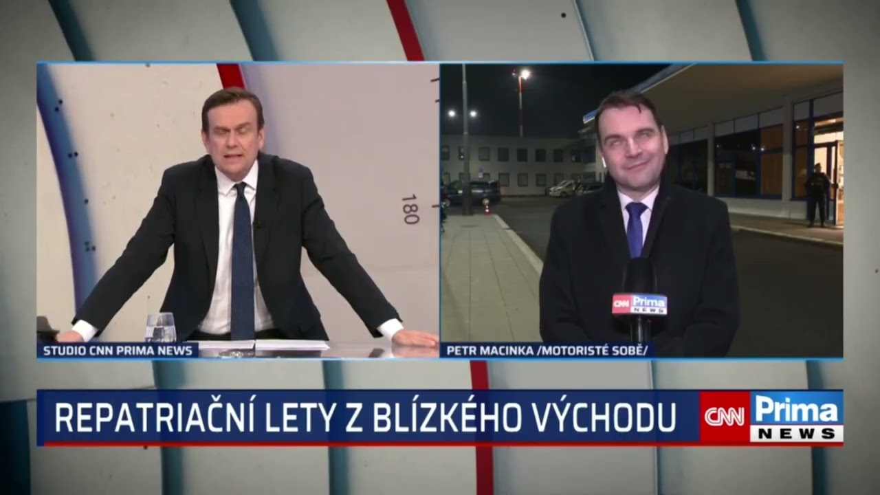 Petr Macinka CNN Prima NEWS (3.3. 2026)