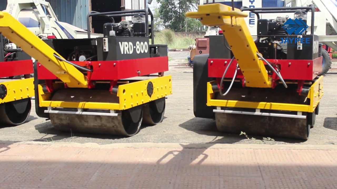 VRD 800 Walk Behind Roller | 90512 34444 | Hand Roller Compactor Video | Jaypee