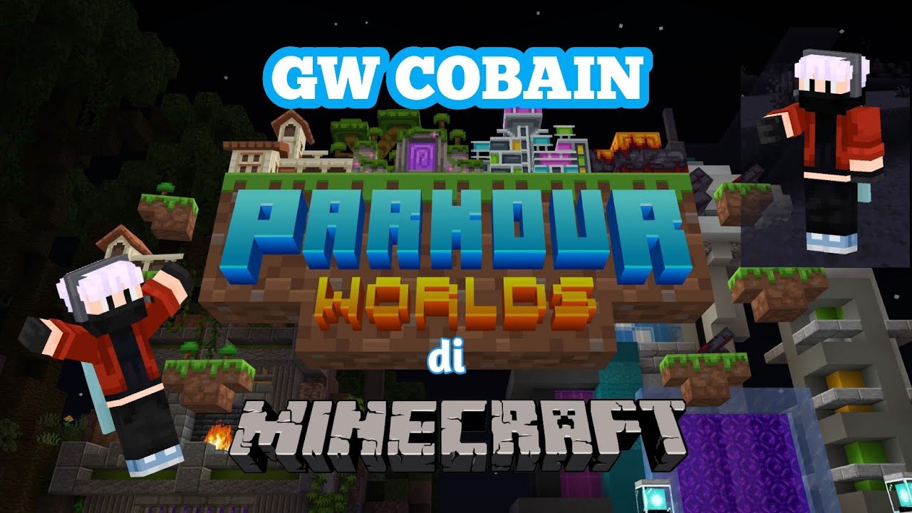 bermain parkour di server the hive memakai mobilador#thehive #minecraft #parkour 