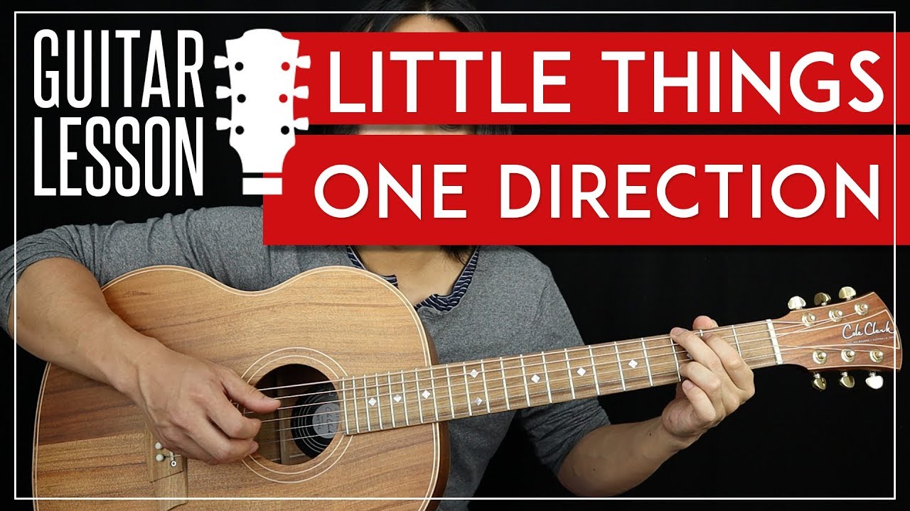Little Things Guitar Tutorial - One Direction Guitar Lesson 🎸|TABS + No Barre Chords + Cover|