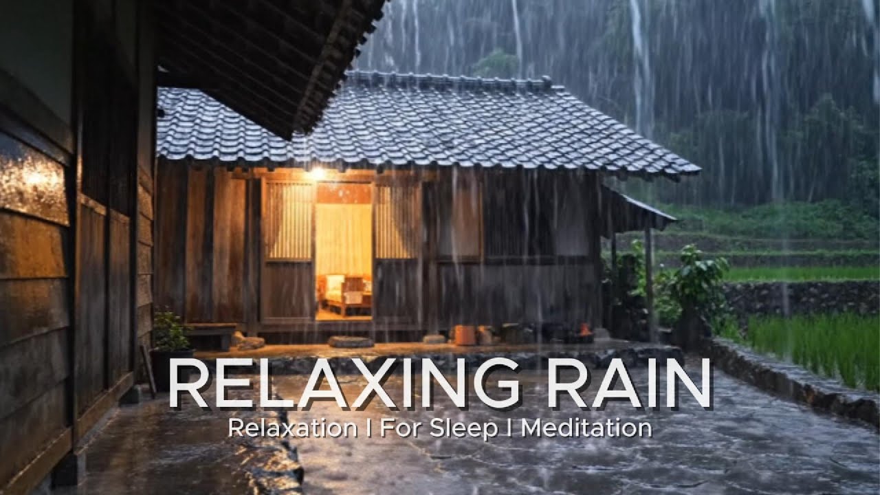 Stop Overthinking Tonight with Heavy Rain & Thunder Over the Car During a Storm