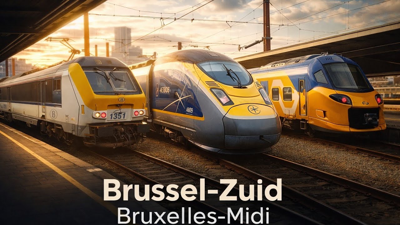 Bruxelles-Midi SNCB NMBS Eurostar NS
