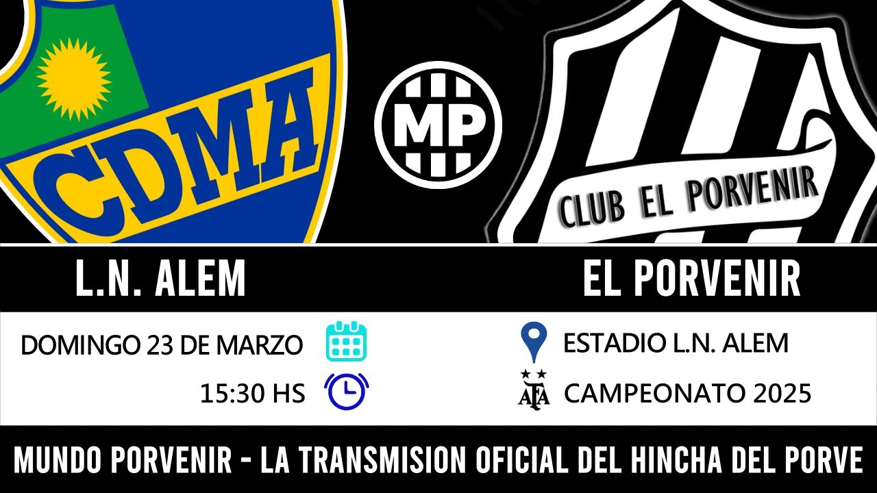 Leandro N. Alem vs El Porvenir - FECHA 3 - EN VIVO