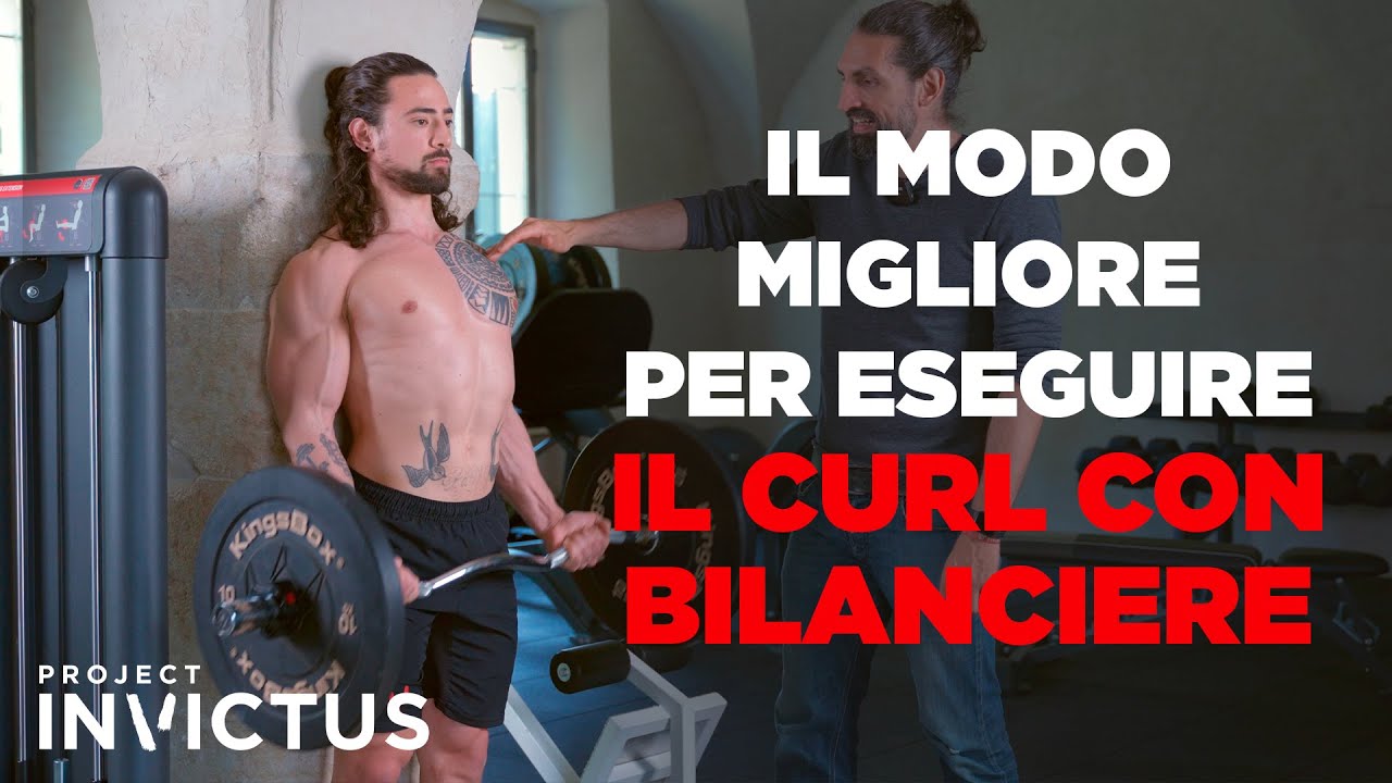 Curl bilanciere: massima tensione sul bicipite