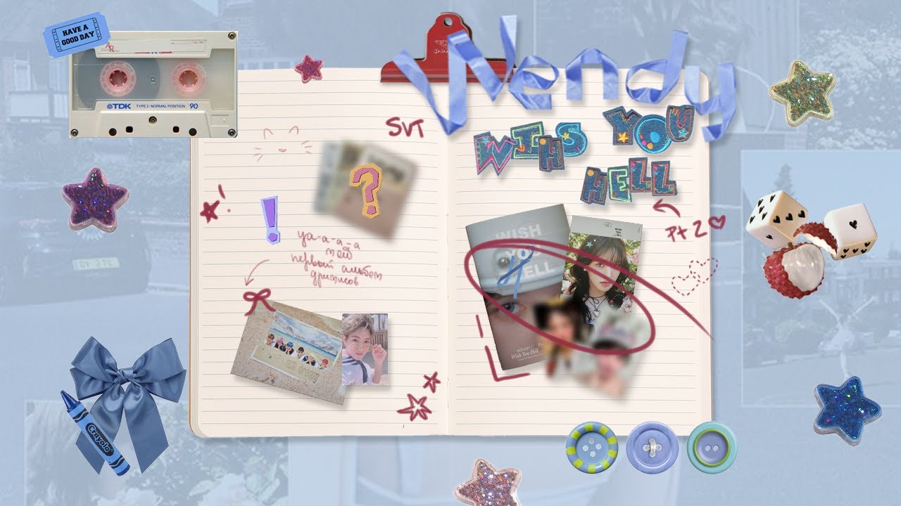 [🫧🪼🤍] кпоп анбоксинг pt. 2 | #redvelvet #wendy wish you hell album ♡ | распаковка