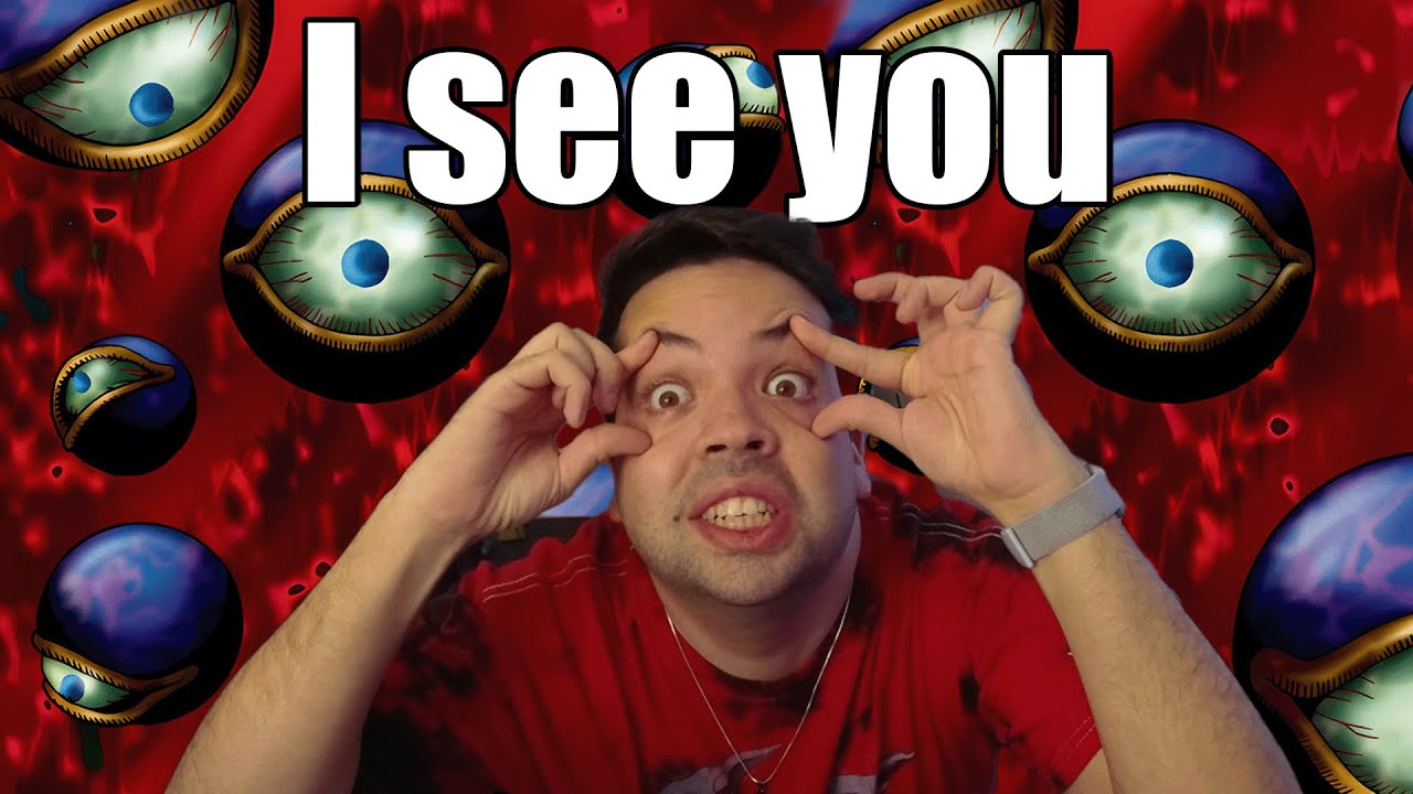 I AM PONDERING THE ALL SEEING MONSTER EYE