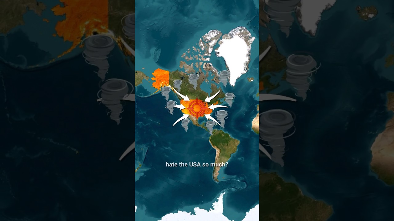 Why So Many Tornadoes 🌪️ in the USA 🇺🇸 Tornado Alley 😳