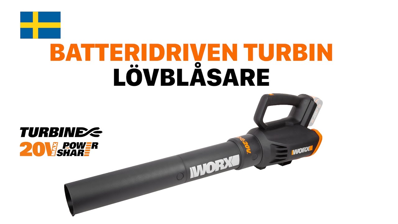 WORX WG547E TURBIN L&Ouml;VBL&Aring;SARE   SV