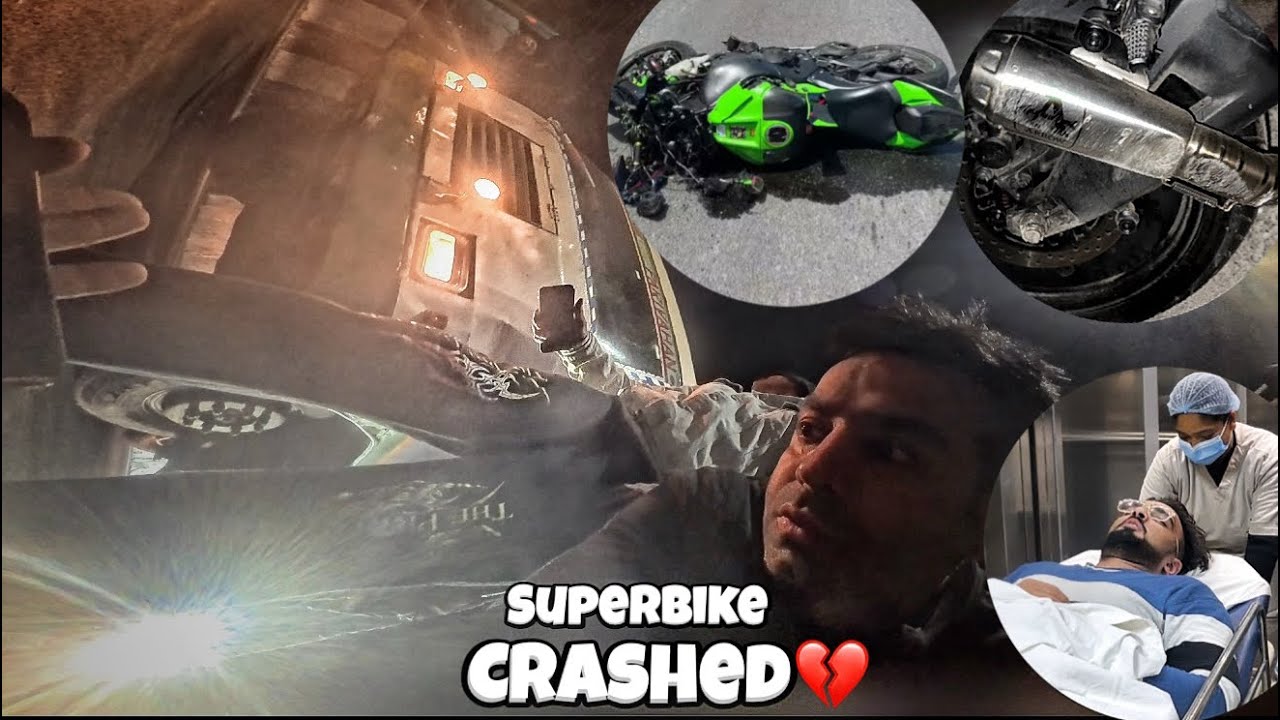 I crashed My Superbike Kawasaki Zh2 💔 Dragger Z900 #kawasaki #zh2 #crash 