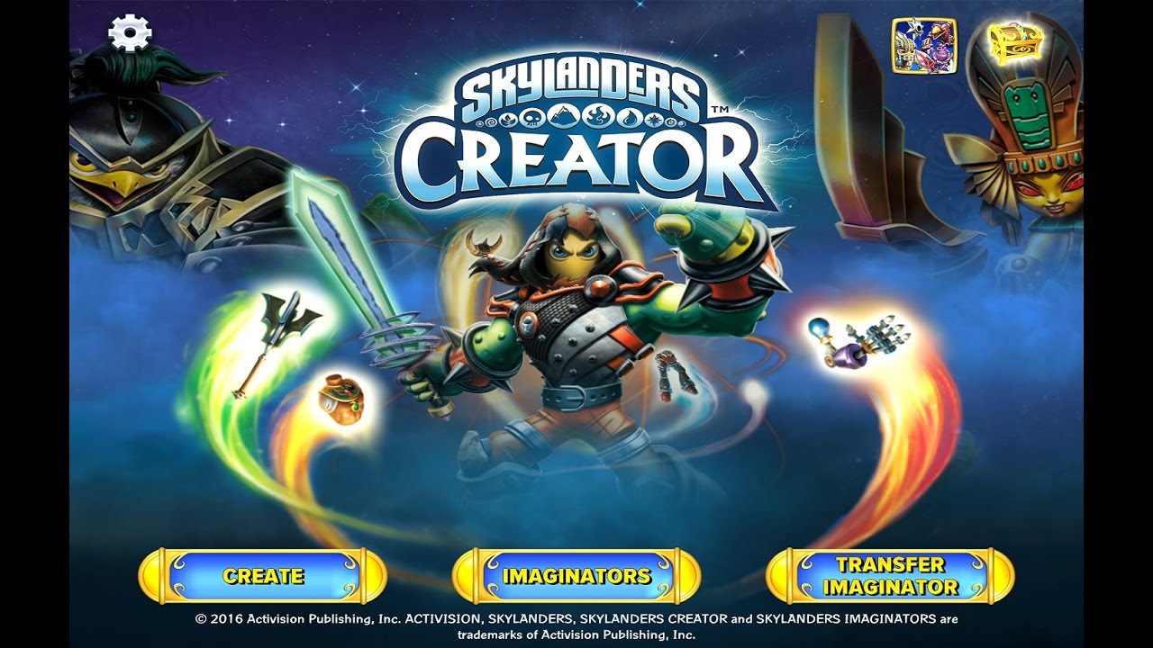 Skylanders Creator App Screenshots