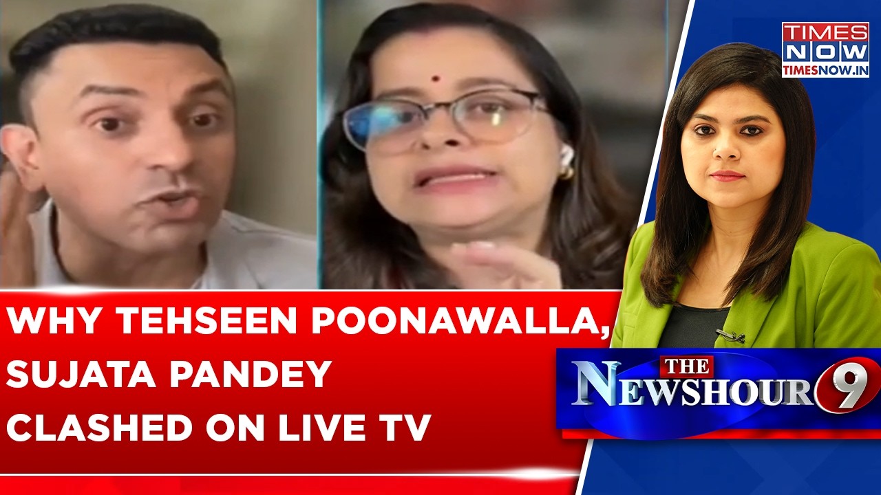 Tehseen Poonawalla And Sujata Pandey Clash On Live TV Over ‘Rahul Is Inaccessible’ Debate