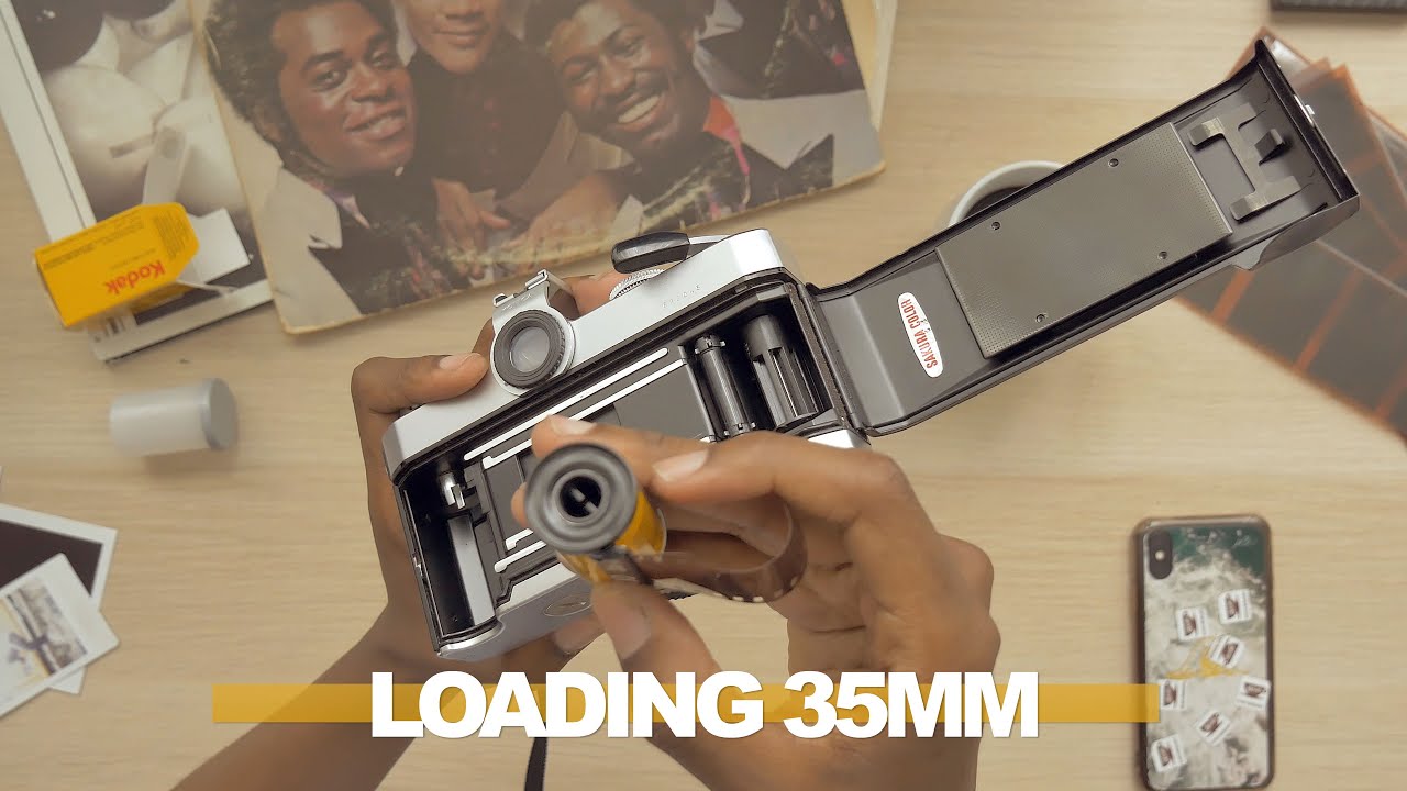 HOW TO LOAD A 35MM SLR FILM CAMERA | manual winding
