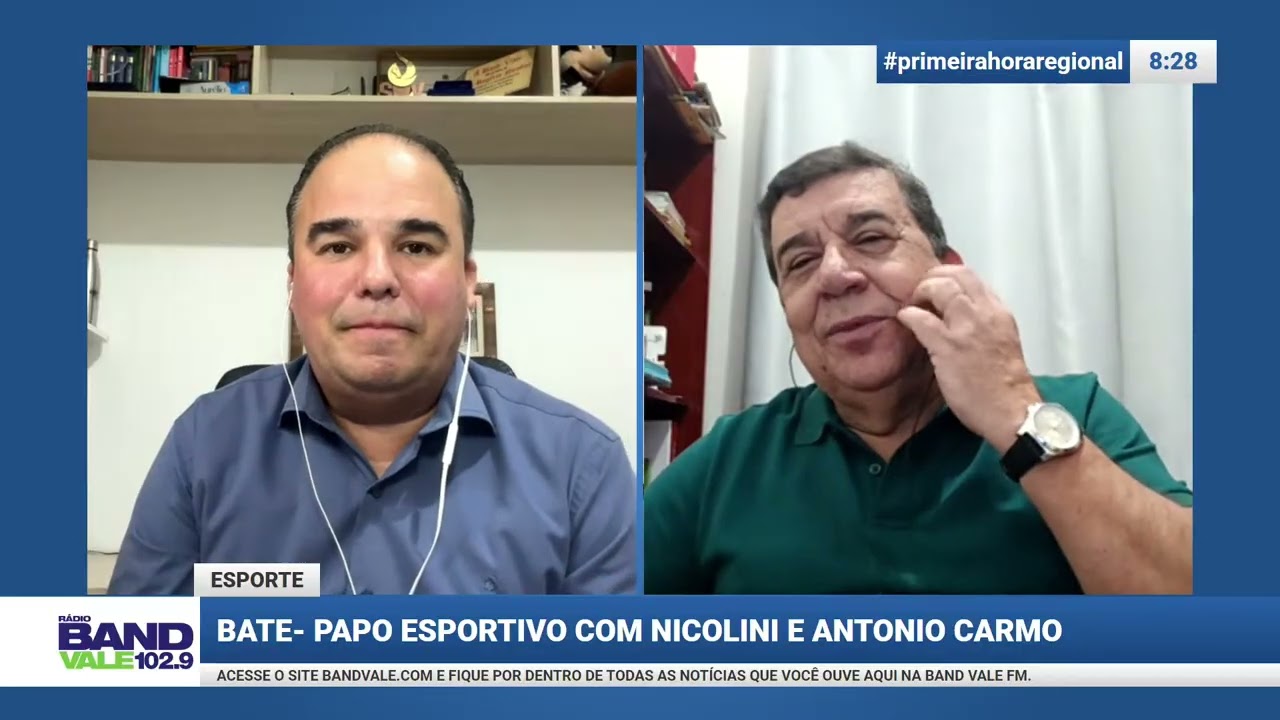 Bate-papo esportivo com Nicolini e Antonio Carmo - 10 de março de 2026