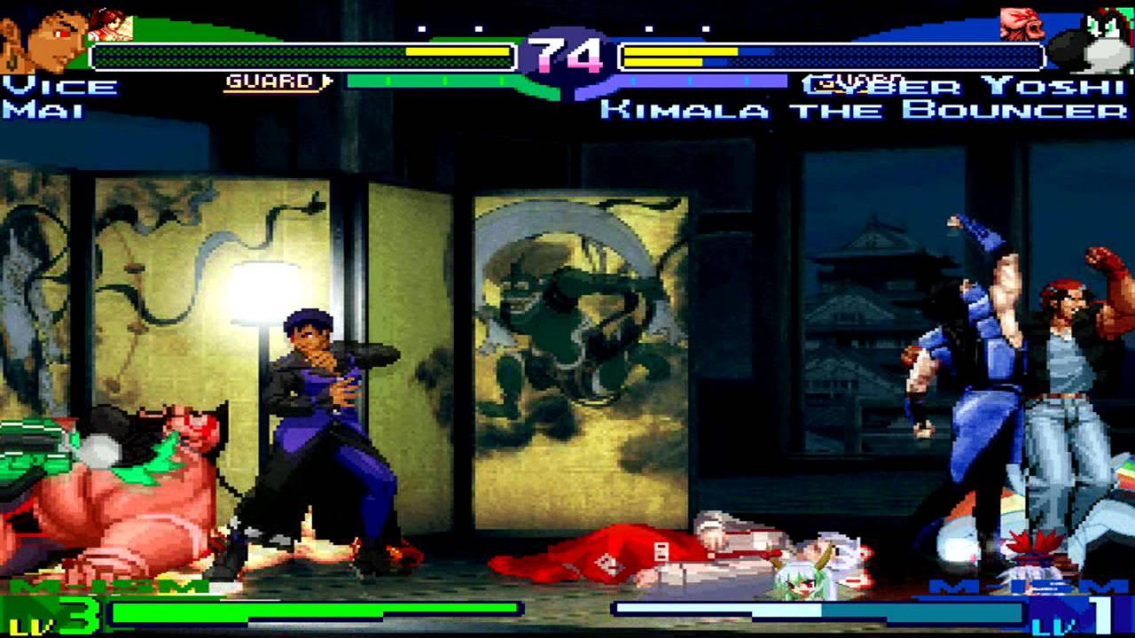 BTW MUGEN All-Stars #186 - Grand Random 4v4 Simul Riot #3