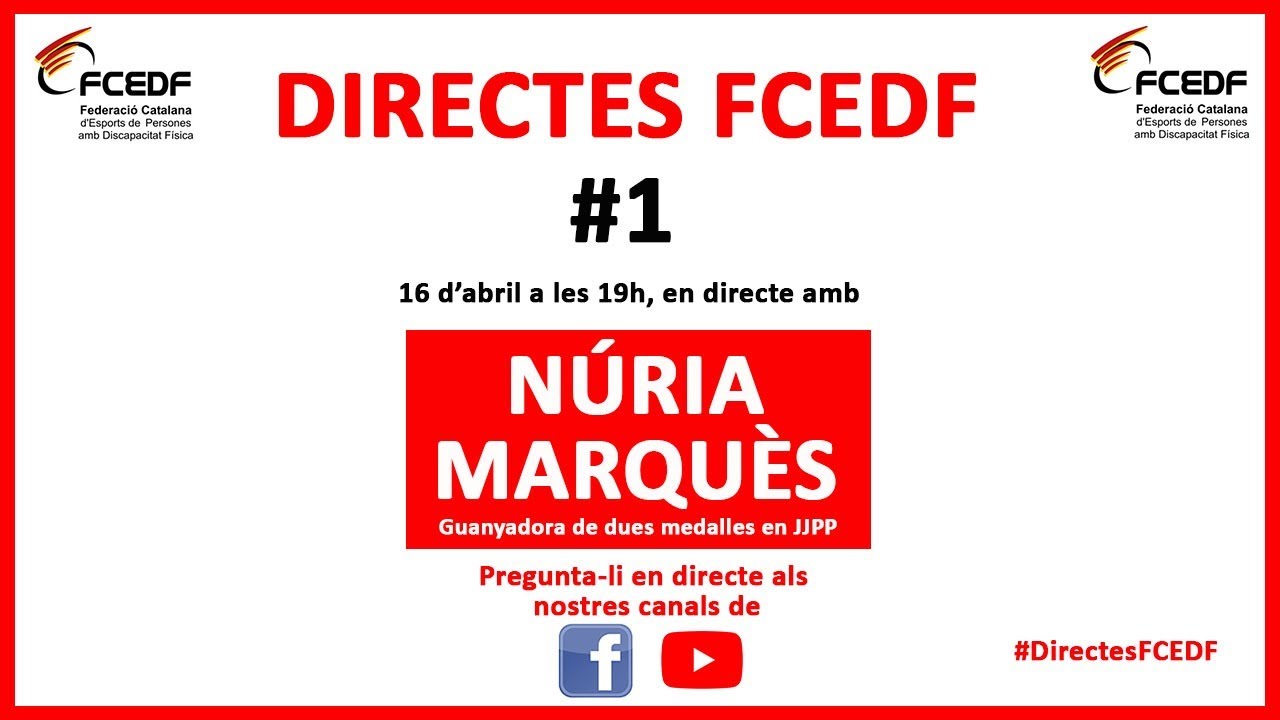 Directes FCEDF #1 - N&uacute;ria Marqu&egrave;s